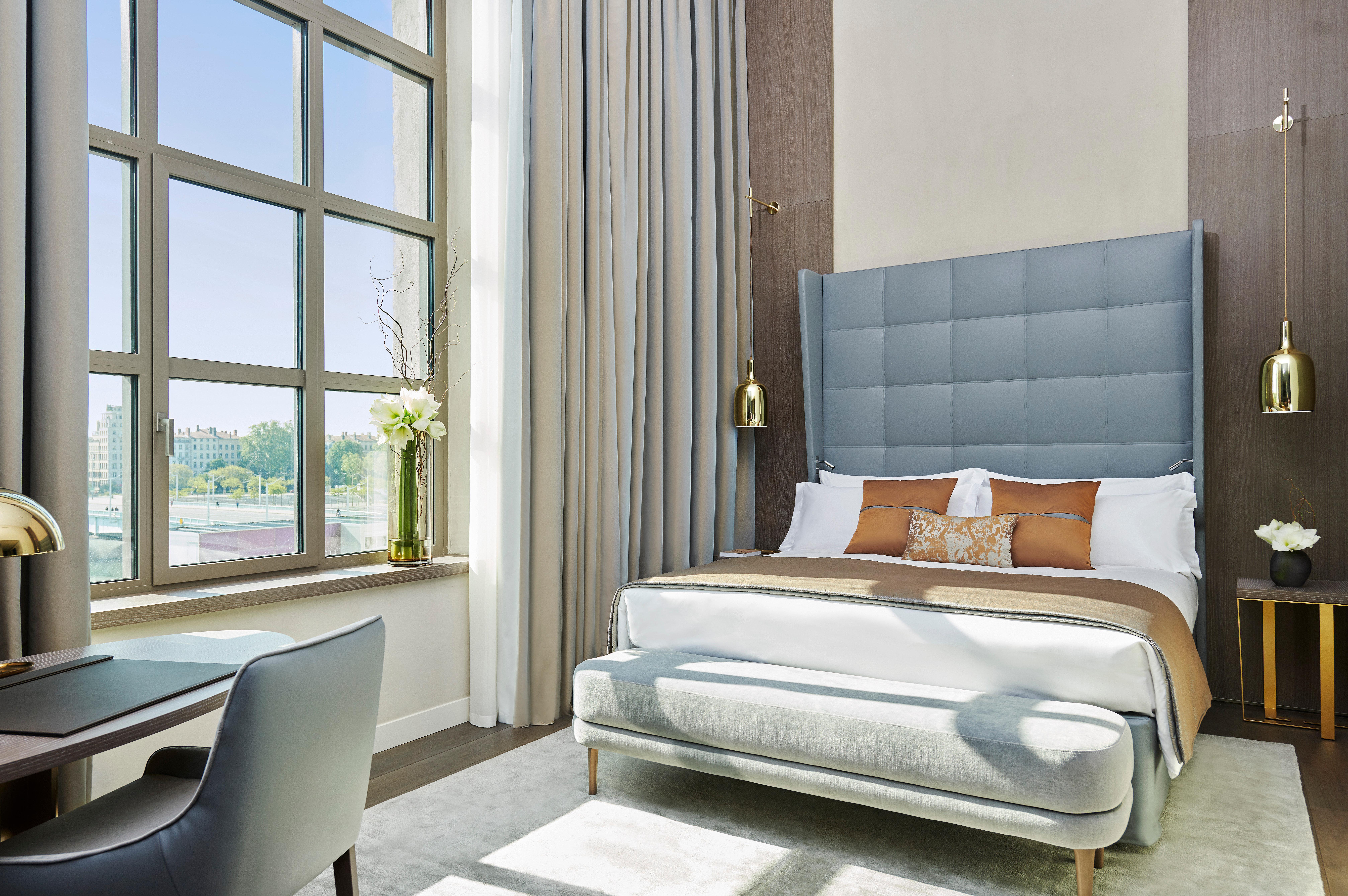 Intercontinental Lyon - Hotel Dieu By Ihg Exterior foto A bedroom at the hotel